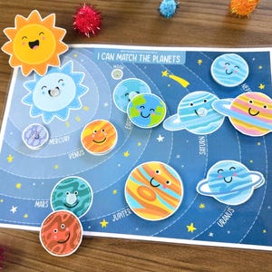 Solar System Activity Pack for Kids Planets Printable Busy Book ...