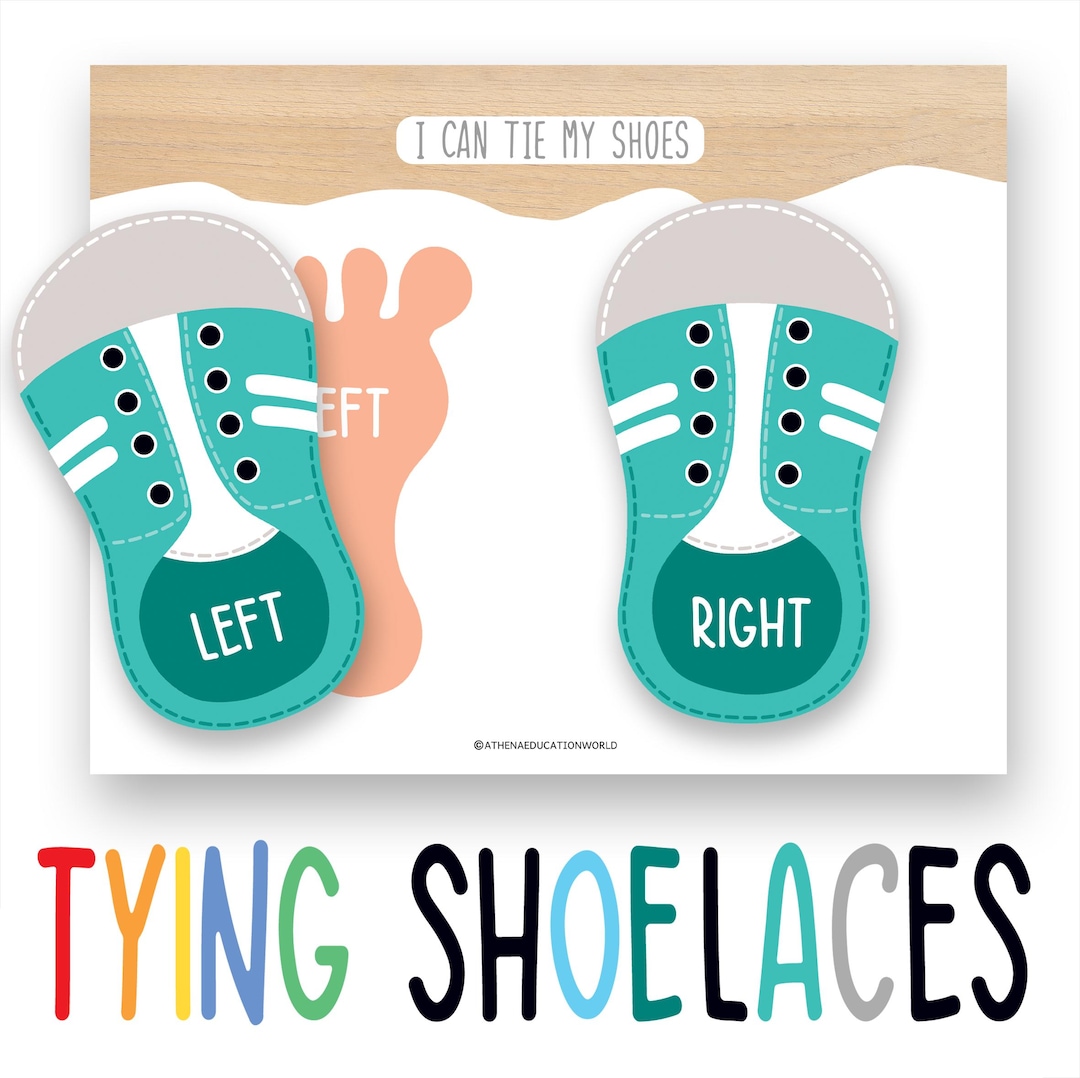 Picture of Shoelaces Worksheet, Toddler Activity, Homeschool Printables ...