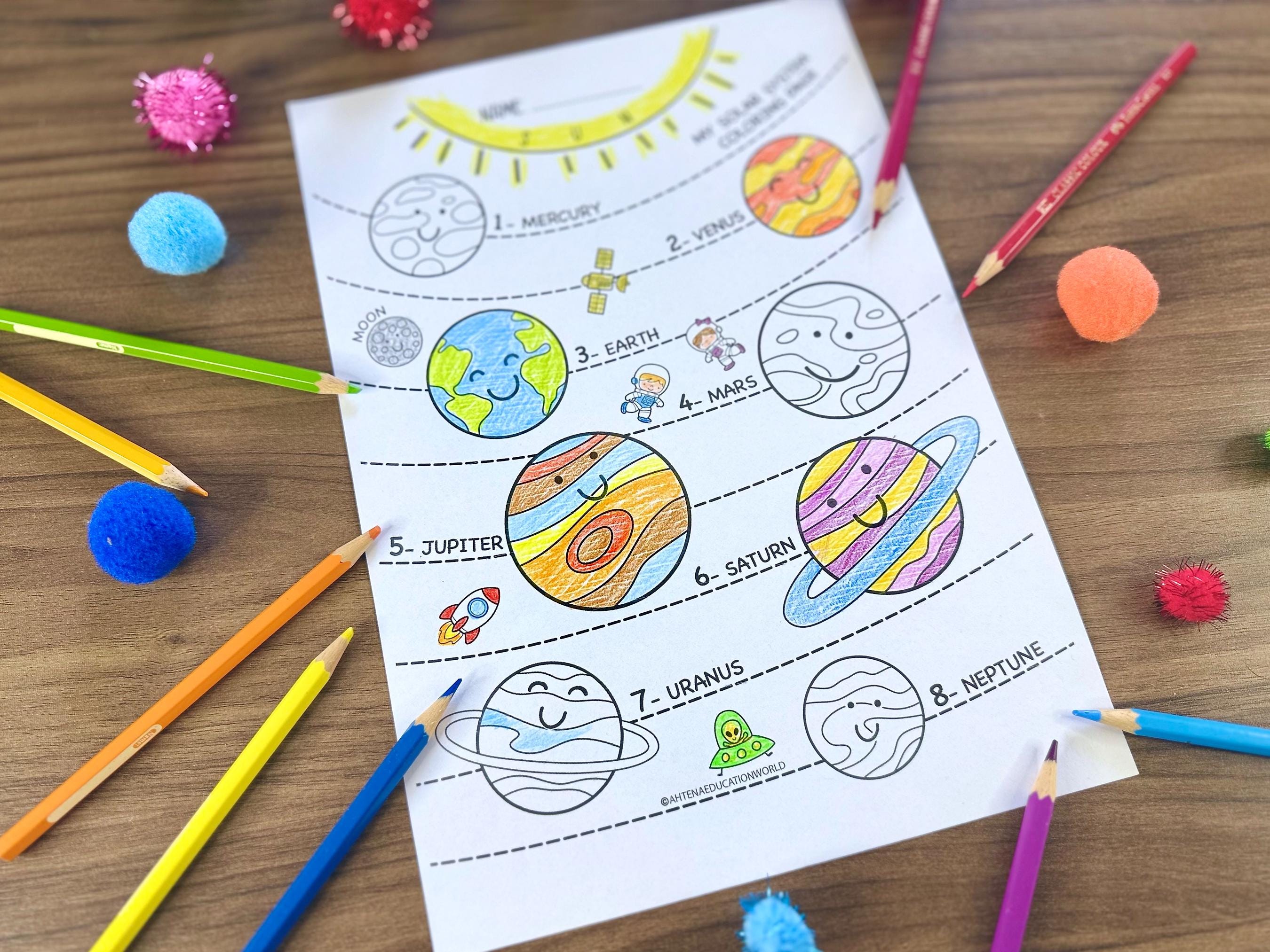 Solar System Activity Pack for Kids Planets Printable Busy Book ...