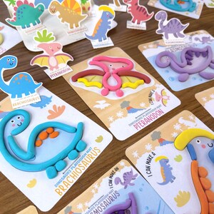 Dinosaurier Knetmasse, Spiel Doh Aktivitäten, Vorschul Lehrplan, Feinmotorik, Montessori Kleinkind, Homeschool Handschrift Pdf Bild 17