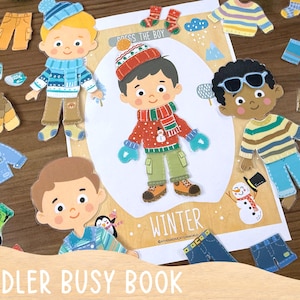Printbaar activiteitenboek voor peuters, leermap voor peuters, activiteitenboek voor kinderen, lesmateriaal voor thuisonderwijs, Montessori-materialen, werkbladen voor kleuters afbeelding 18