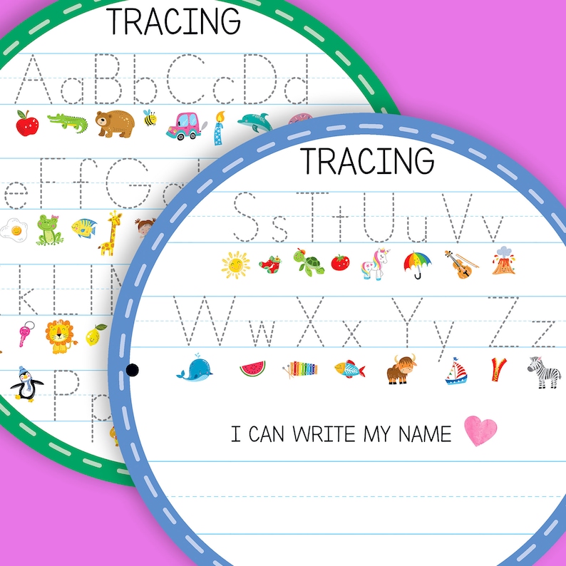 Alphabet Busy Book, ABC Quiet Book, Toddler Learning Binder, Preschool ...