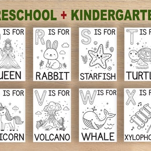 Alphabet Coloring Pages, Preschool Coloring Pages,Preschool Activity, Preschool Printable,Preschool Letters,Preschool Worksheet,Kindergarten image 4
