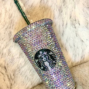 Starbucks Fashion Customized Cup with Rhinestones – Pink Fashion Nyc