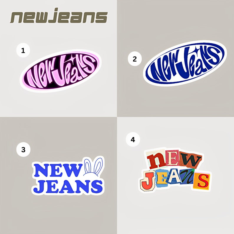 Newjeans Stickers Waterproof Kpop New Jeans Hanni Minji Etsy Australia