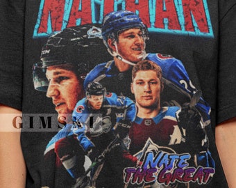 Nathan MacKinnon Shirt Vintage Bootleg Graphic Tee Nathan MacKinnon T-Shirt Retro Sweatshirt Gift For Women and Man Unisex GSK88
