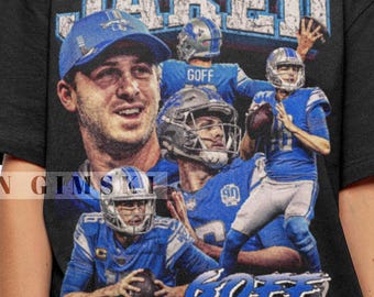 Jared Goff Shirt Vintage Design Retro Sweatshirt Gift For Women and Man Unisex GSK109