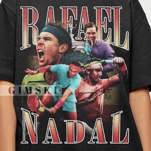 Rafael Nadal Shirt Vintage Bootleg Graphic Tee Rafael Nadal T-Shirt Rafael Nadal Sweatshirt Gift For Women and Man Unisex GSK38