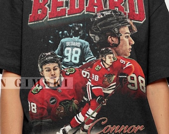 CONNOR BEDARD Shirt Vintage Bootleg Graphic Tee Connor Bedard T