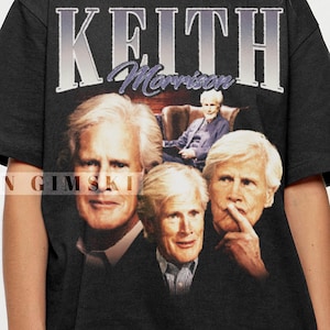 Camiseta Keith Morrison Vintage Bootleg Graphic Tee Camiseta Keith Morrison Moletom Retro Presente Para Mulheres E Homens Unissex GSK60