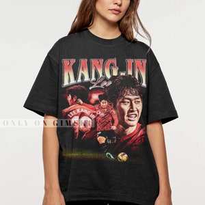 Lee Kang-in Shirt Vintage Bootleg Graphic Tee Lee Kang-in T-Shirt Lee Kang-in Sweatshirt Gift For Women and Man Unisex GSK44