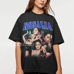 Rosalia Shirt Vintage Bootleg Graphic Tee Rosalia T-Shirt Retro Sweatshirt Gift For Women and Man Unisex GSK83