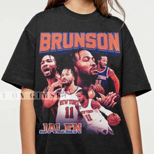 Vintage Jalen Brunson Shirt - Custom Vintage Art Work Design