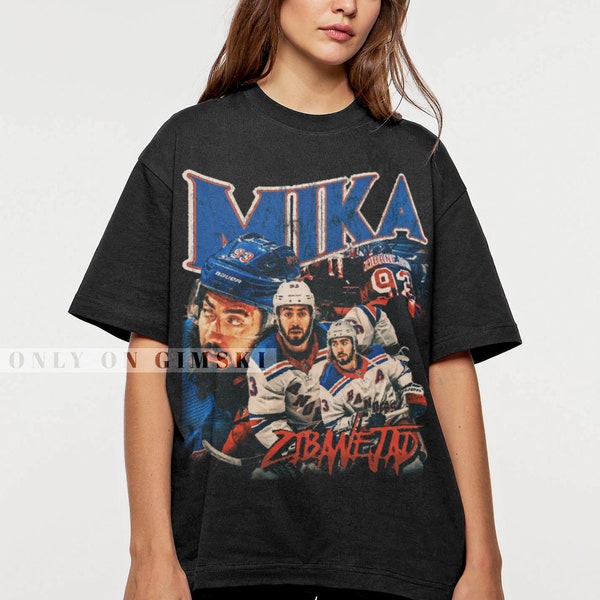 Mika Zibanejad Shirt Vintage Bootleg Graphic Tee Mika Zibanejad T-Shirt Retro Sweatshirt Gift For Women and Man Unisex GSK91