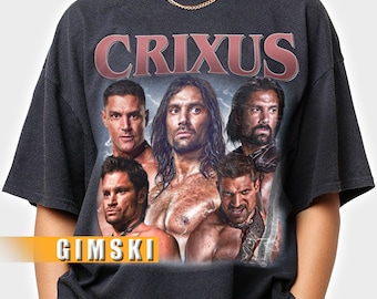 Limited Crixus Shirt Vintage Bootleg Crixus T-Shirt Tee Movie Unisex Shirt Crixus Sweatshirt SKI36