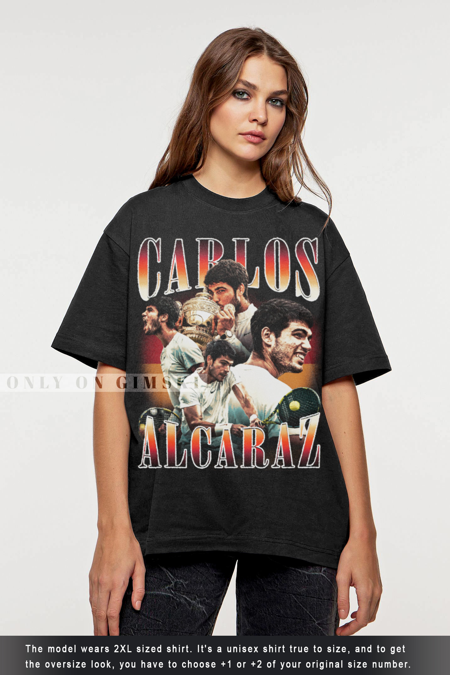 Carlos Alcaraz Shirt Vintage Bootleg Graphic Tee Carlos Alcaraz T