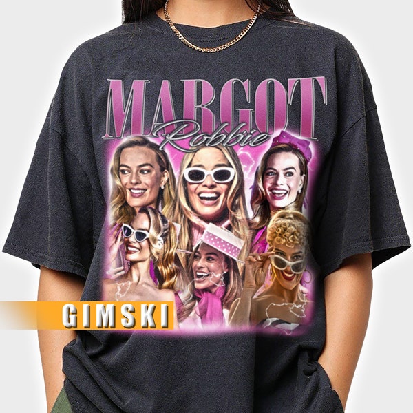 Limited Margot Robbie Shirt Vintage Bootleg Margot Robbie T-Shirt Tee Berbenheimer Movie Unisex Shirt Margot Robbie Sweatshirt SKI40