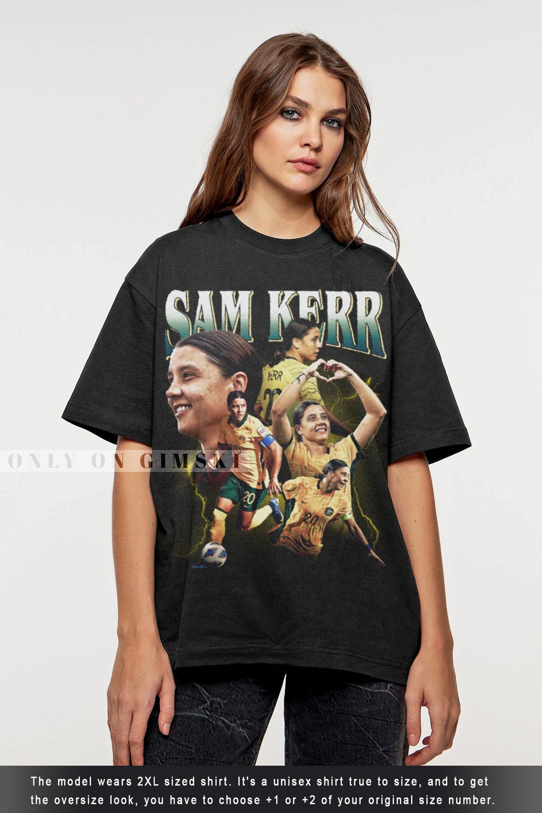 Limited Samantha Kerr Shirt Vintage Bootleg Graphic Tee Sam Kerr T ...