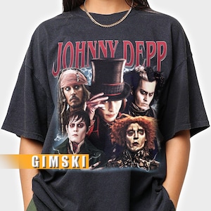 Limited Johnny Depp Shirt Vintage Bootleg Johnny Depp T-Shirt Tee Movie Unisex Shirt Johnny Depp Sweatshirt SKI23