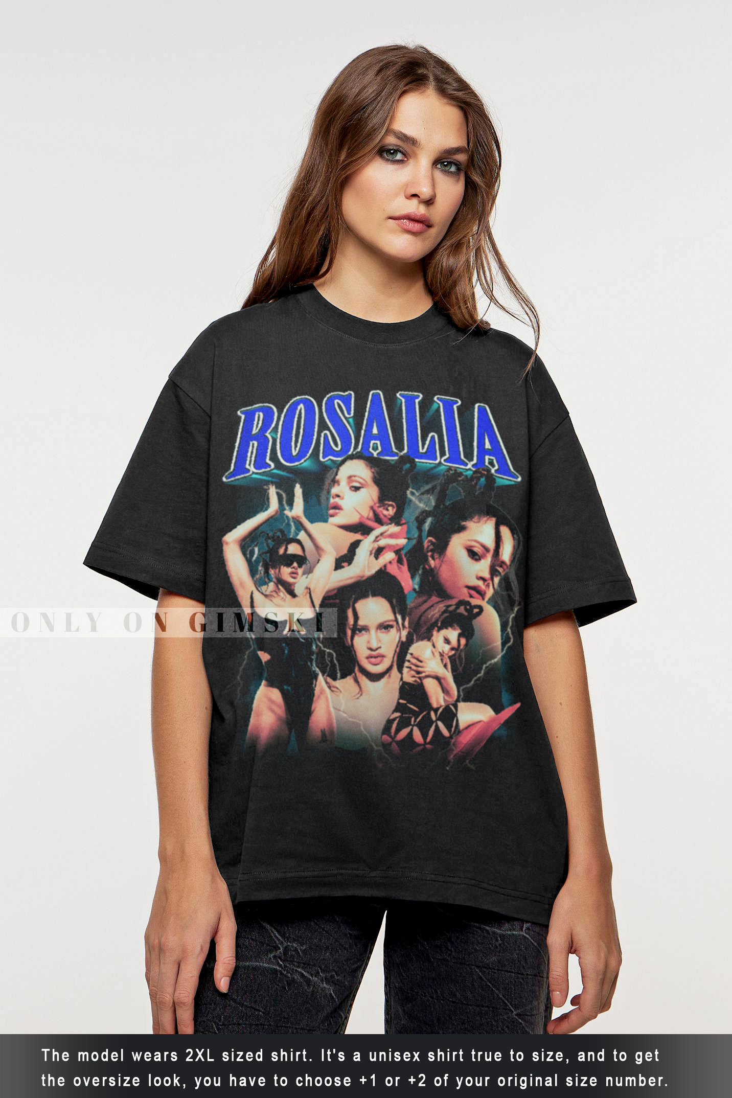Rosalia Shirt Vintage Bootleg Graphic Tee Rosalia T-shirt