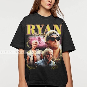 Ryan Gosling Shirt Vintage Bootleg Graphic Tee Ryan Gosling T-Shirt Retro Sweatshirt Gift For Women and Man Unisex GSK81
