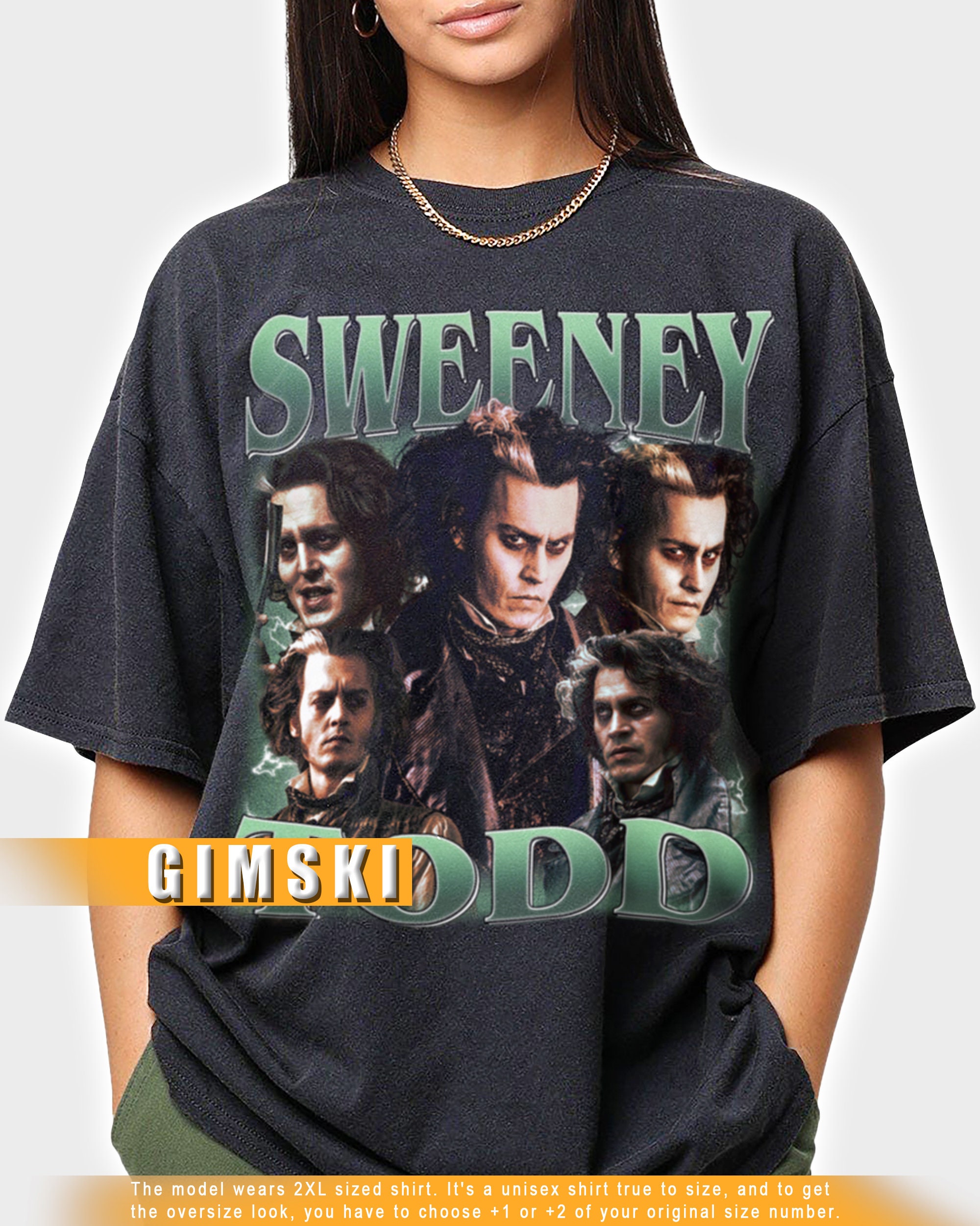 Limited Sweeney Todd Shirt Vintage Bootleg Johnny Depp T