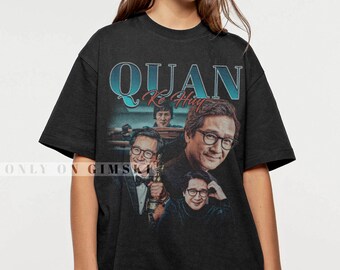 Limited Ke Huy Quan Shirt Vintage Bootleg Ke Huy Quan T-Shirt Tee Movie Unisex Actor Shirt Bootleg Sweatshirt GSK7