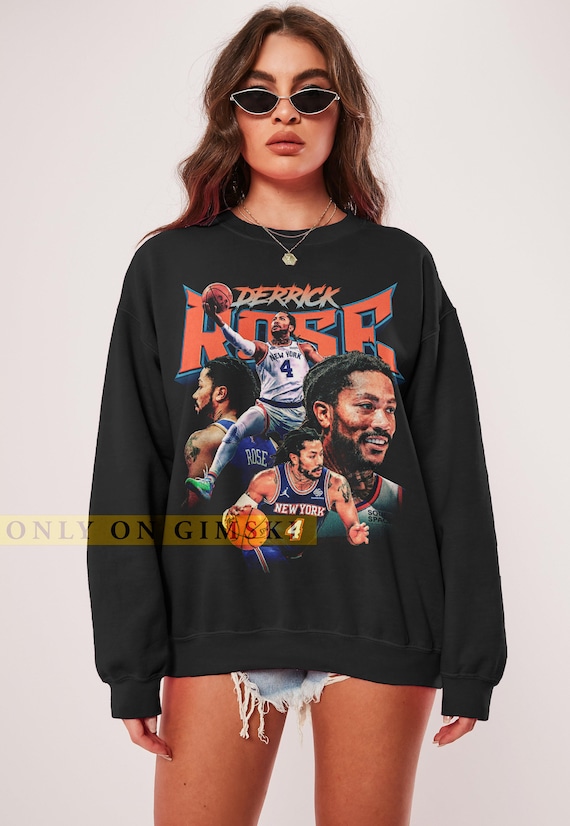 Derrick Rose Shirt Vintage Bootleg Graphic Tee Derrick Rose T shirt Derrick Rose Sweatshirt Gift for Women and Man Unisex GSK45 Etsy