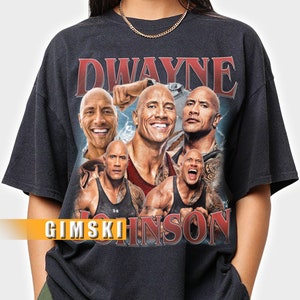 Limited Dwayne Johnson Shirt Vintage Bootleg Dwayne Douglas Johnson T-Shirt Tee Movie Unisex The Rock Shirt Sweatshirt SKI21