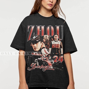 Zhou Guanyu Shirt Vintage Bootleg Graphic Tee Zhou Guanyu T-Shirt Retro Sweatshirt Gift For Women and Man Unisex GSK78