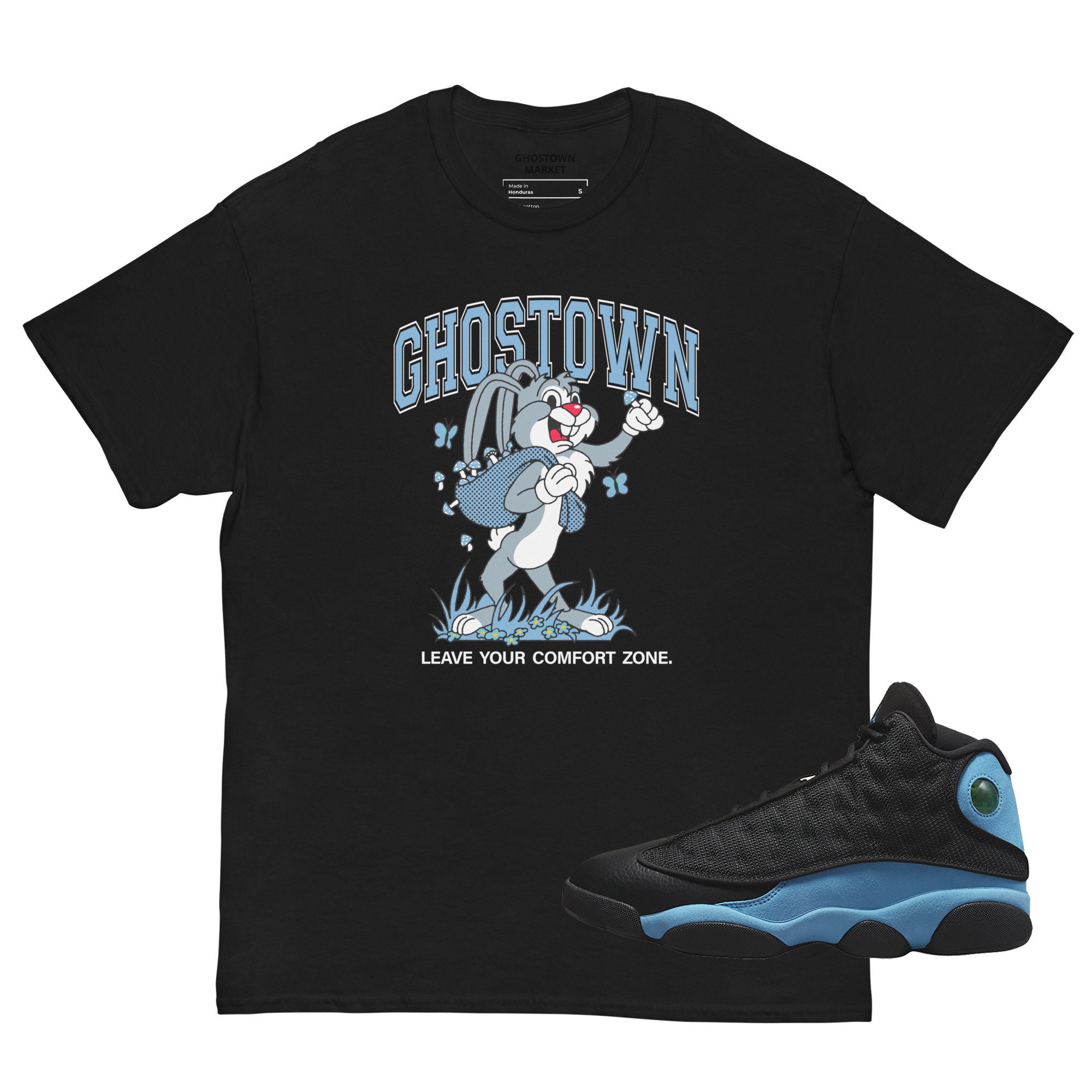 jordan 13 black royal shirt