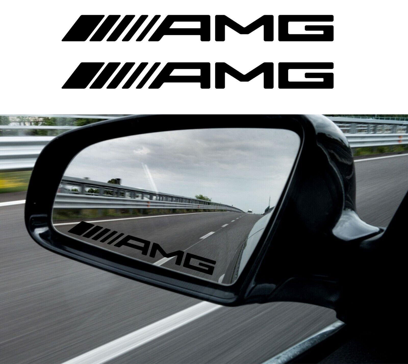 2 X AMG Side Mirror Quality Decal Sticker 100mm (black White Red) - Etsy UK