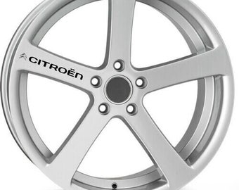 Lot De 4 Enjoliveurs Roue Noirs 60mm Pour Citroën C1 C3 C4 C5 C6 DS3 - Alliage Robuste