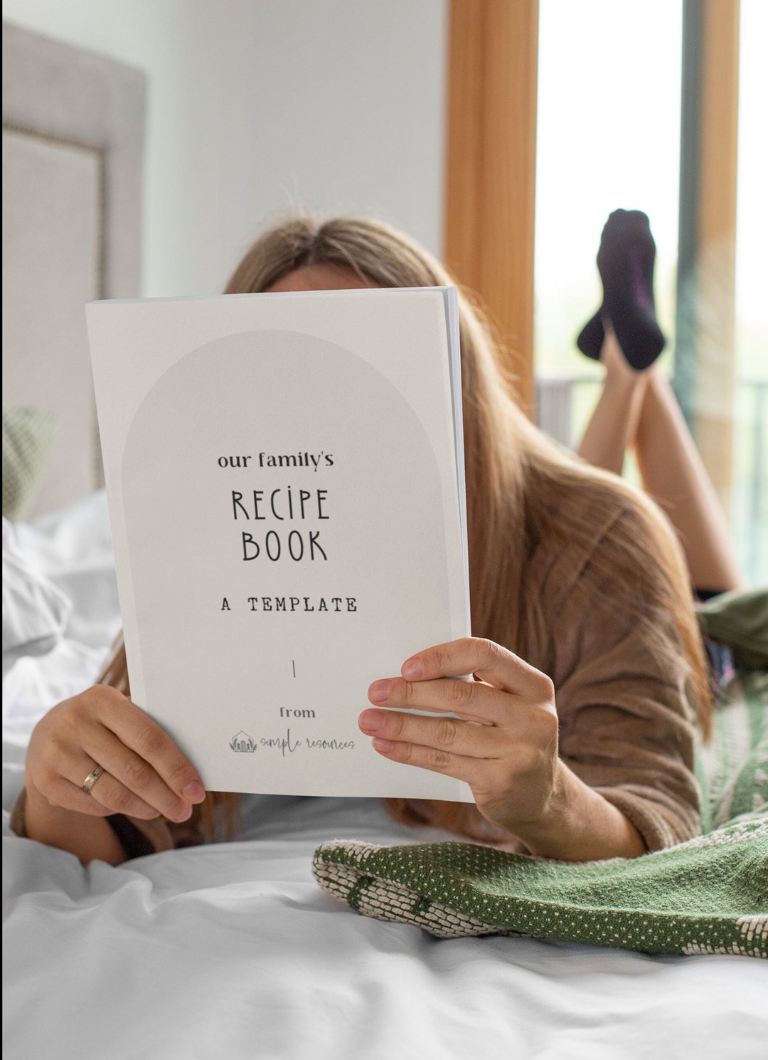 Family Recipe Book TEMPLATE for Canva Etsy