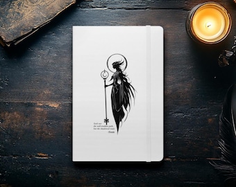 Hecate (Hekate) Hardcover Journal: Goddess of Magic, Witchcraft Lined Notebook