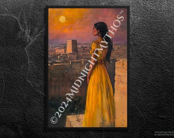 Inanna Kunstdruck: Sumerische Göttin der Liebe, des Friedens und der Fruchtbarkeit, mesopotamischen Mythologie (Ungerahmt)