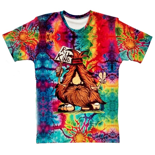 Trippy Hippie Flame Psychedelic Men's Golf Shirts