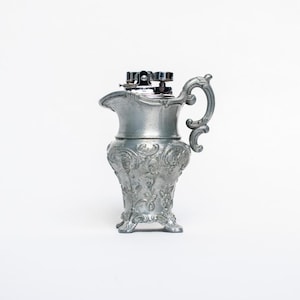 Vintage Table lighter with grapes and flowers, Collectable Lighter