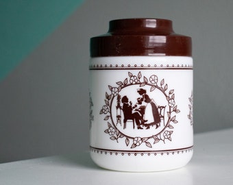 Koffiepot Douwe Egberts Koffie witte pot gemaakt van opaline
