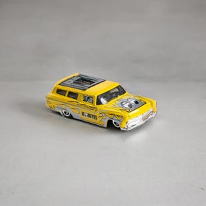 Vintage Hot Wheels MoonEyes Car: Metallic Yellow Diecast (2002, Spain)