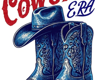 In My Cowgirl Era Digital Download - Western Charm for Crafting & Decor Digital PNG Download