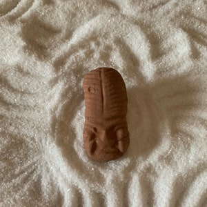 Sandtray, Sandplay Miniature Clay Lady: Mad Face