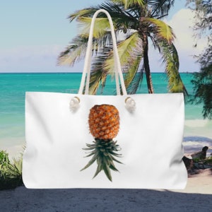 Upside down Pineapple | If you Know, You Know | Pineapple Weekender Bag | Swinger lifestyle | Pineapple Bag