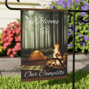 Bienvenidos a nuestro jardín y a la casa del camping Banner