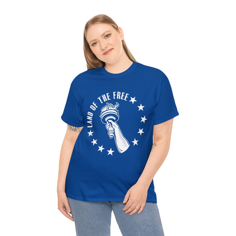 Land of The Free Gold Foil Graphic Tee