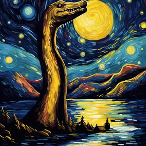 Loch Ness Monster Collection 1 - Cryptids de la noche estrellada