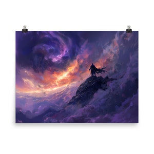 Wanderer 4 - Póster de papel mate mejorado, decoración de diseño, lienzo de decoración de habitaciones
