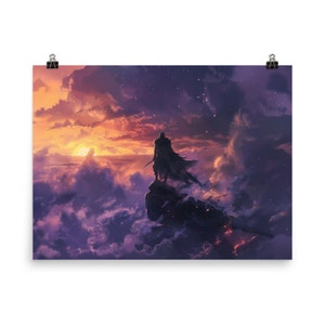 Wanderer 2 - Póster de papel mate mejorado, diseño decorativo, lienzo para decoración de habitaciones