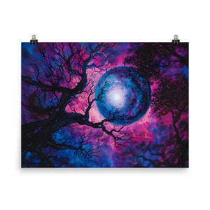 Moonfall - Póster de papel mate mejorado, decoración de diseño, lienzo de decoración de habitaciones