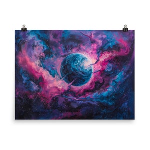 Kepler: póster de papel mate mejorado, Decoración de diseño, Lienzo para decoración de habitaciones